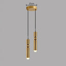 Modern brass pendant light kitchen minimalist led hanging lamp