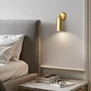 Modern brass rotatable led wall sconces bedroom gold spotlight