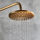 DecorBites™ Brass Shower Set with 8" Rainfall Head, Wall Mounted Bathtub Faucet