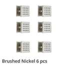 Modern brass square body spray shower jets bathroom massage nozzles