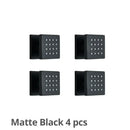 Modern brass square body spray shower jets bathroom massage nozzles