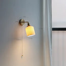 DecorBites™ Copper Arm Wall Lamp with Pull Chain Switch, Nordic Modern Design