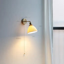 DecorBites™ Copper Arm Wall Lamp with Pull Chain Switch, Nordic Modern Design