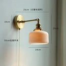 DecorBites™ Copper Arm Wall Lamp with Pull Chain Switch, Nordic Modern Design