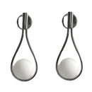 DecorBites™ Brass Wall Sconce Glass Ball Modern LED Lighting