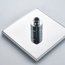 Modern bright chrome led rainfall shower head bathroom faucet