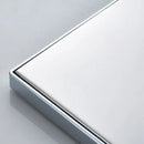 Modern bright chrome led rainfall shower head bathroom faucet