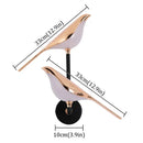 Modern bronze bird wall light pair – living room warm glass sconces