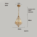 Modern bronze black chrome gold globe led chandelier living room