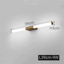 Modern bronze led mirror front wall lamp for bathroom bedroom vanity