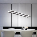 Modern bronze rectangular pendant light kitchen white light led