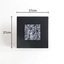 Modern bronze & silver gilded fabric wall art living room decor