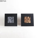 Modern bronze & silver gilded fabric wall art living room decor