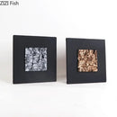 Modern bronze & silver gilded fabric wall art living room decor