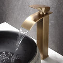 Modern bronze waterfall basin faucet bathroom sink mixer tap