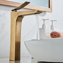 DecorBites™ Bronze Basin Faucet: Hot & Cold Deck Mounted Bathroom Sink Mixer Tap