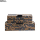 DecorBites™ Auspicious Clouds Texture Jewelry Box for Elegant Jewelry Storage
