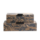 DecorBites™ Auspicious Clouds Texture Jewelry Box for Elegant Jewelry Storage