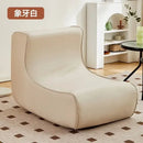 Modern brown & black internet celebrity lazy sofa living room