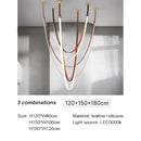 Modern brown & white decorbites designer belt light dining room
