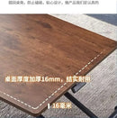 Modern brown wood adjustable coffee table living room caster wheels