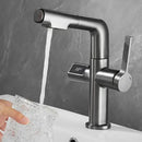 DecorBites™ Brass Basin Faucet Set with Digital Display and Pull Out Function