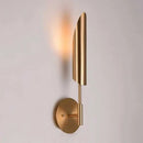 Modern brushed brass golden wall lamp for luxury bedroom decor
