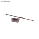DecorBites™ Contemporary Metallic LED Wall Mount Light Fixture - Tubular Vanity Lighting in Warm/White Light, 16.5"/20.5" L