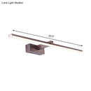 DecorBites™ Contemporary Metallic LED Wall Mount Light Fixture - Tubular Vanity Lighting in Warm/White Light, 16.5"/20.5" L