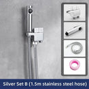 Modern brushed copper bidet spray gun set bathroom handheld sprayer
