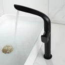 Modern brushed gold basin faucet bathroom high arc mixer tap