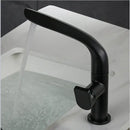 Modern brushed gold basin faucet bathroom high arc mixer tap