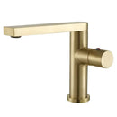 Modern brushed gold basin faucet bathroom single handle mixer tap
