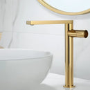 Modern brushed gold basin faucet bathroom single handle mixer tap