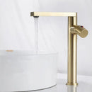 Modern brushed gold basin faucet bathroom single handle mixer tap