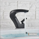 Modern brushed gold basin faucet bathroom single lever mixer tap