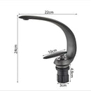 Modern brushed gold basin faucet bathroom sink fixture