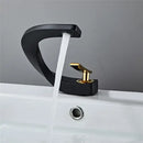 Modern brushed gold basin faucet bathroom sink mixer tap