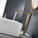 Modern brushed gold basin faucet bathroom sink tap