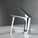 DecorBites™ Brushed Gold Bathroom Basin Faucet - Single Hole Water Mixer Crane