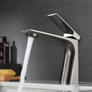 DecorBites™ Brushed Gold Bathroom Basin Faucet - Single Hole Water Mixer Crane