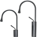 Modern brushed gold basin faucet kitchen swivel water crane