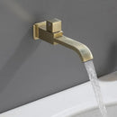 Modern brushed gold basin faucet set bathroom cold water tap