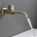 Modern brushed gold basin faucet set bathroom cold water tap