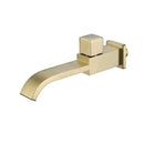 Modern brushed gold basin faucet set bathroom cold water tap