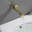 Modern brushed gold basin faucet set bathroom cold water tap