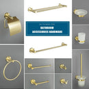 Modern brushed gold bath hardware set bathroom accessories