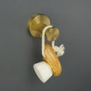Modern brushed gold bathroom set towel bar and paper holder kit