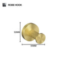 Modern brushed gold bathroom set towel bar and paper holder kit