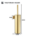 Modern brushed gold bathroom set towel bar and paper holder kit